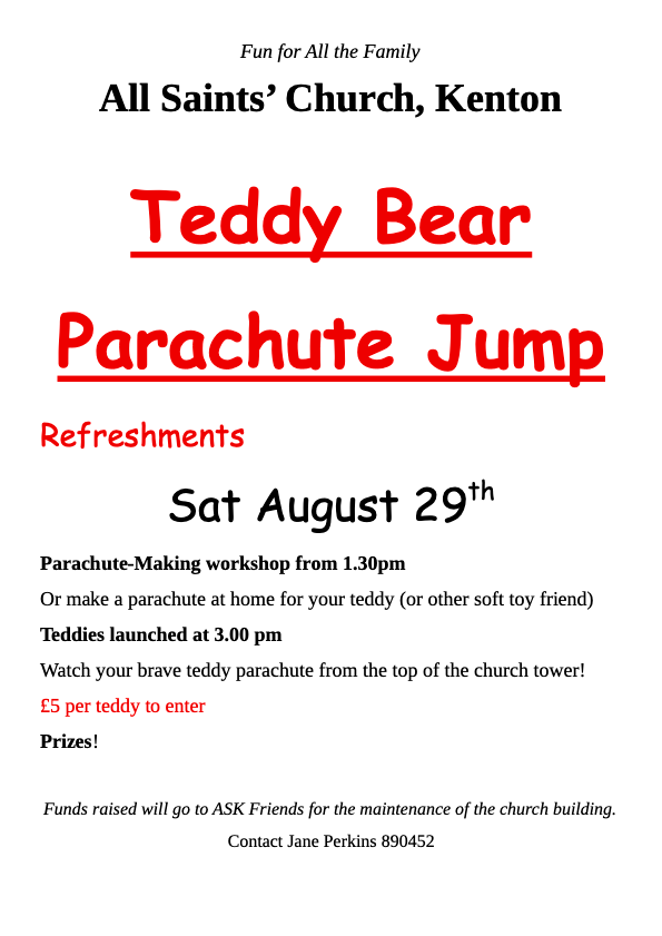 Teddy Parachute Jump poster 2026
